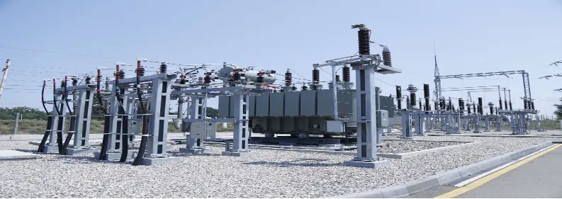 High-voltage substation — grid interface surveyed before the solution locks.