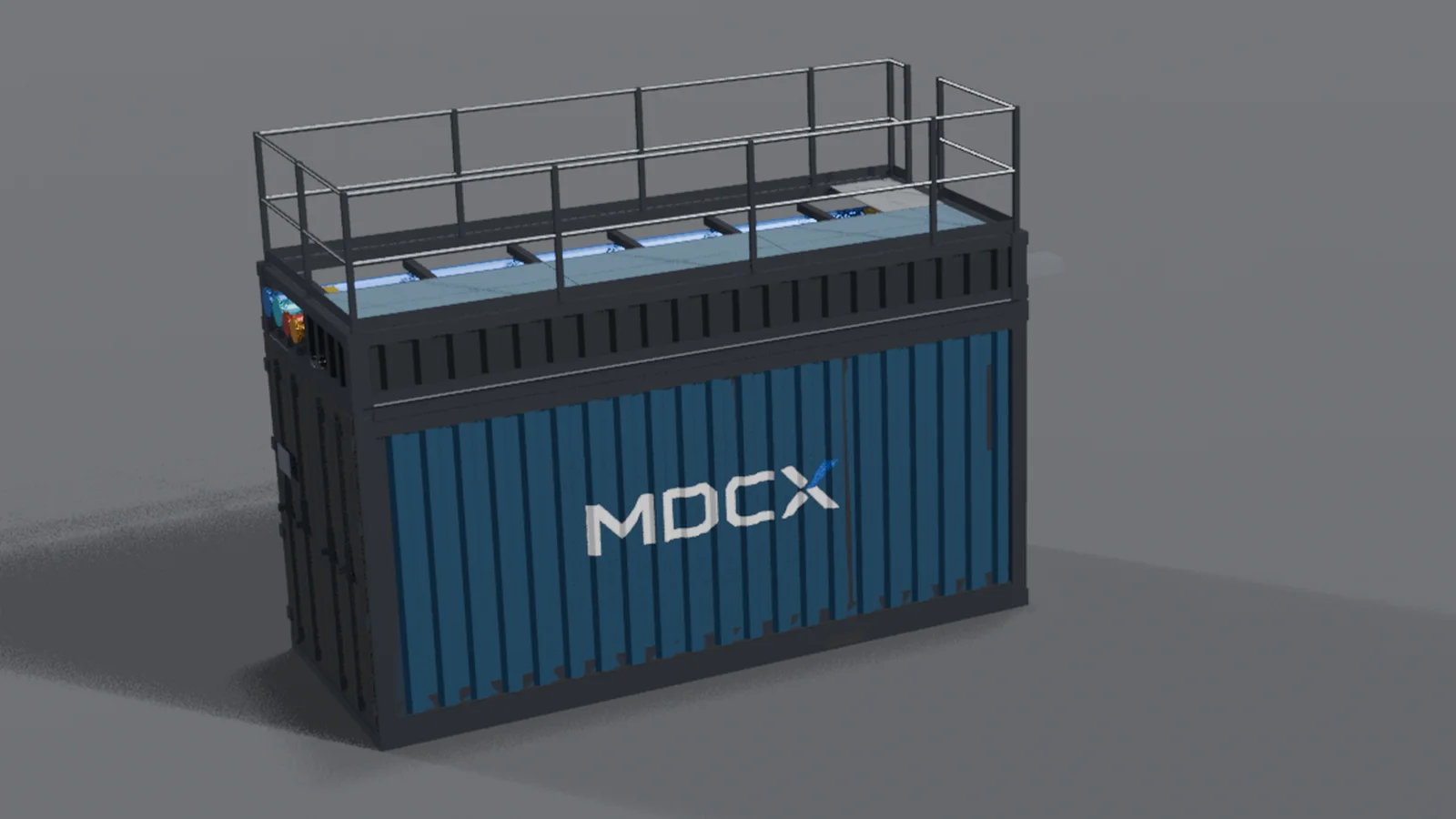 L450C20 liquid cooling container cutaway poster